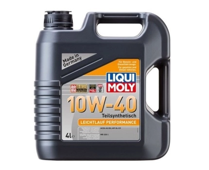 Liqui Moly 10W40 Süper Sentetik LEICHTLAUF PERFORMANCE Motor Yağı 4lt