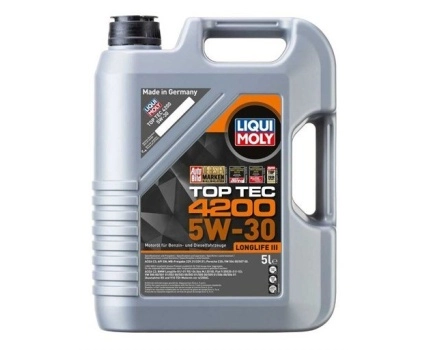 Liqui Moly 5w30 TOPTEC 4200 Tam Sentetik Motor Yağı 5lt