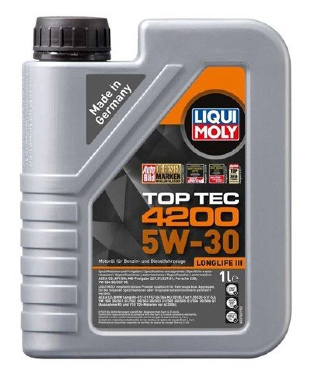 Liqui Moly 5w30 TOPTEC 4200 Tam Sentetik Motor Yağı 1lt